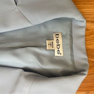 BEBE - Baby blue mini skirt suit